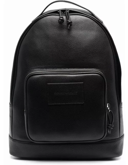 Emporio Armani Leather Backpack