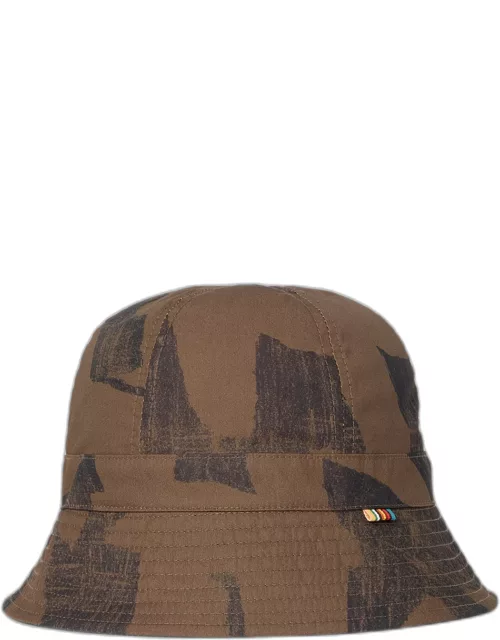 Men's Cotton-Nylon Reversible Print Bucket Hat