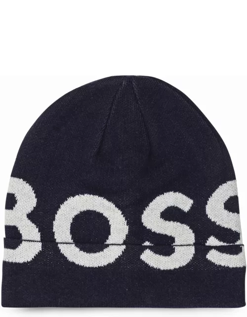 Hugo Boss Beanie With Embroidery