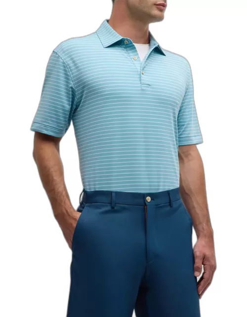 Men's Drum Stripe Performance Polo Shirt