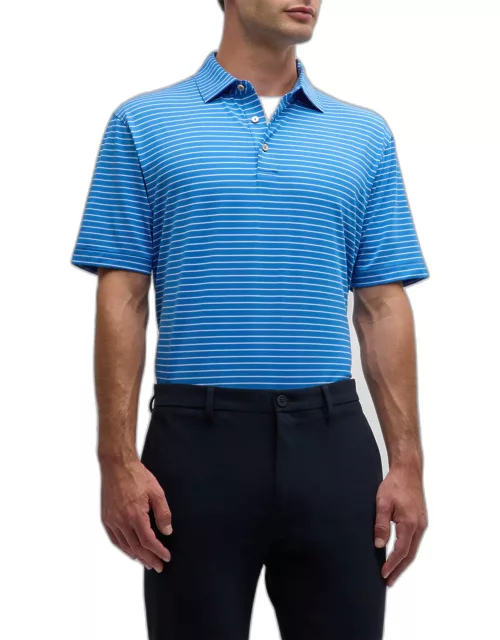 Men's Drum Stripe Performance Polo Shirt