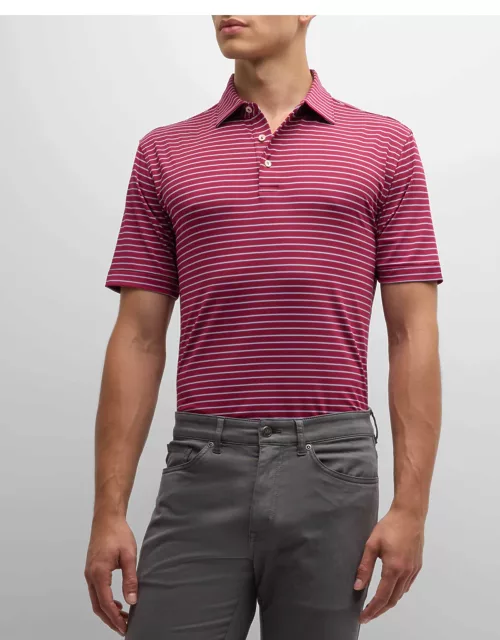 Men's Drum Stripe Performance Polo Shirt