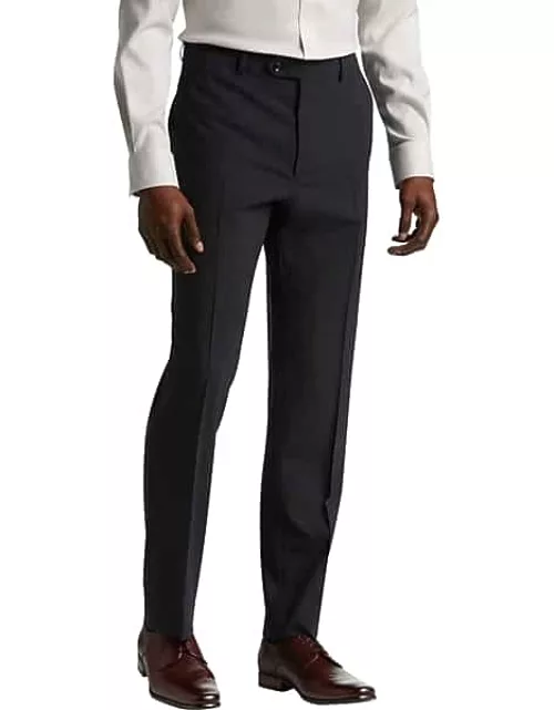 Tommy Hilfiger Modern Fit Men's Suit Separates Pants, Navy Check Navy Check