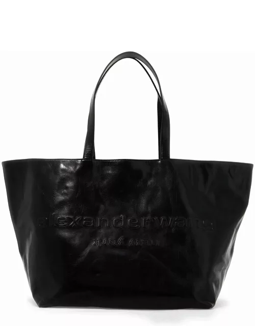 ALEXANDER WANG leather punch tote bag with