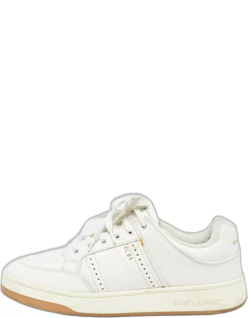 Saint Laurent White Leather SL/61 Sneaker