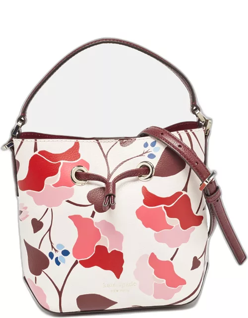 Kate Spade Multicolor Leather Small Eva Nouveau Bloom Bucket Bag