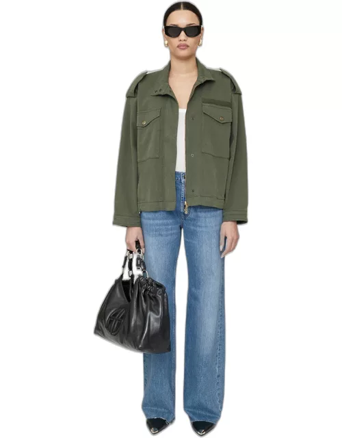 ANINE BING Audrey Jacket in Army Green