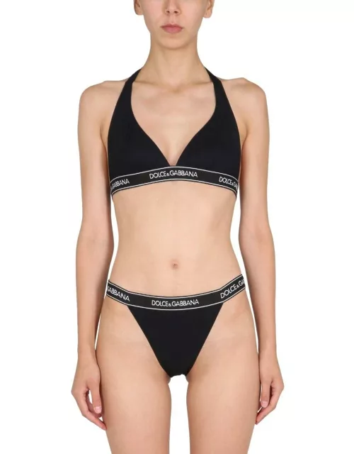 Dolce & Gabbana Logo Band Two-piece Bikini