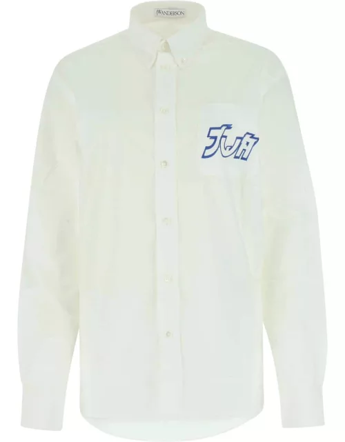 J. W. Anderson White Poplin Shirt