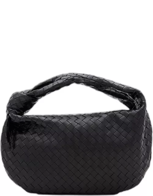 Bottega Veneta Small Jodie Leather Shoulder Bag Black TU