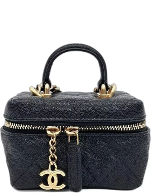 Chanel Caviar Vanity Mini Chain Crossbody Bag