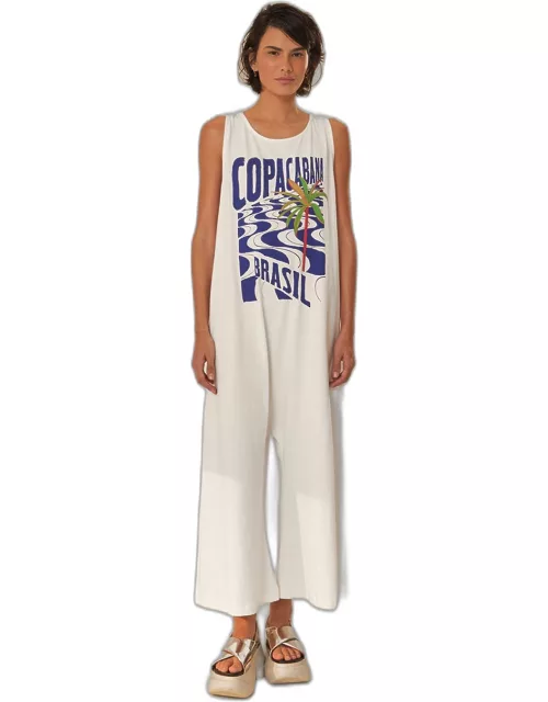 Off-White Copacabana Jersey Jumpsuit, OFF-WHITE /