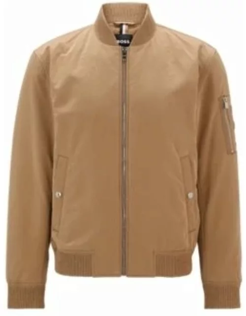 Water-repellent jacket in a regular fit- Light Beige Men's Casual Jacket