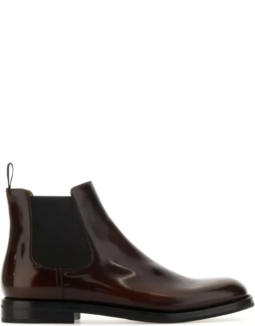 Church's Brown Leather Monmouth Wg Ankle Boot
