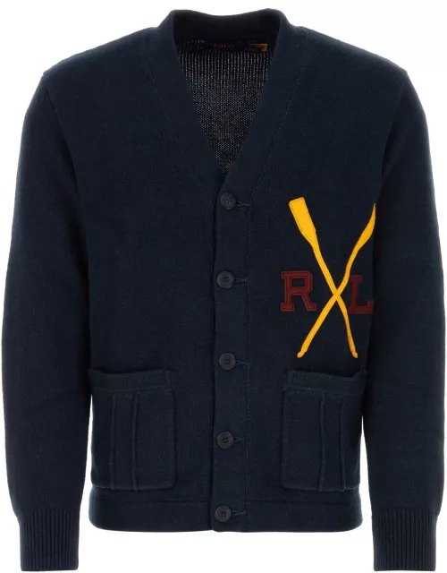 Polo Ralph Lauren Navy Blue Cotton Cardigan