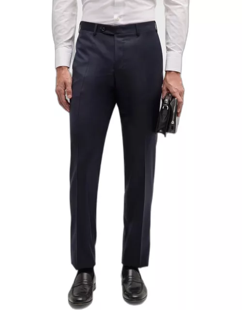 Men's Solid 150s Wool Twill Pant