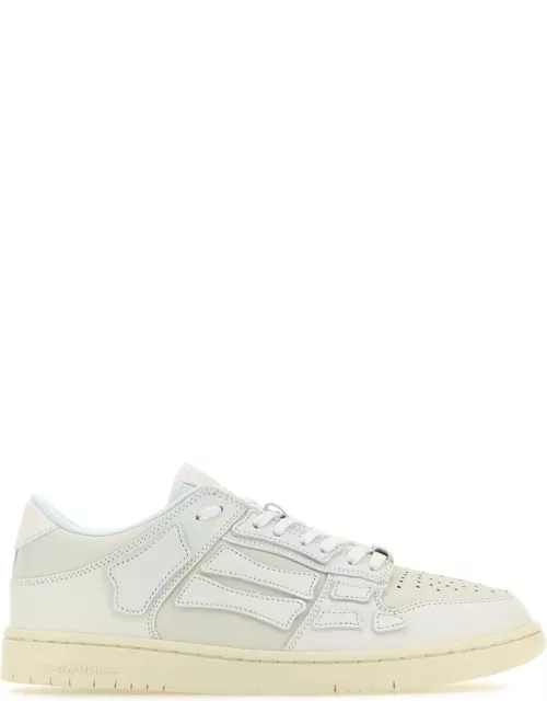 AMIRI White Leather Skel Sneaker