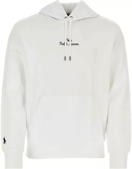 Polo Ralph Lauren White Cotton Blend Sweatshirt
