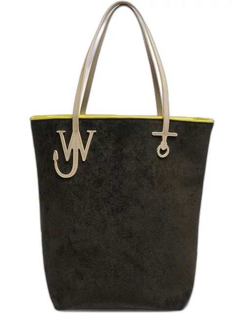 Anchor North-South Leather Tote Bag