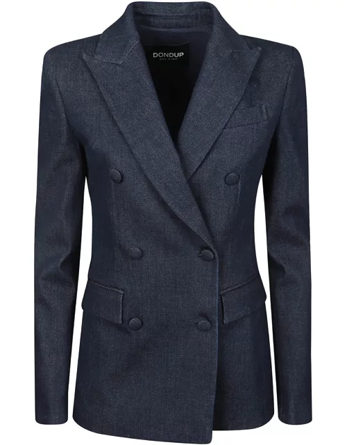 Dondup Double-breasted Fitted Blazer