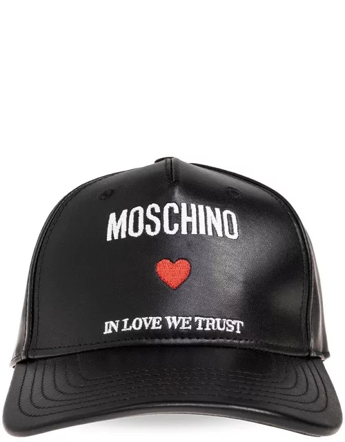Moschino Logo Embroidered Baseball Cap