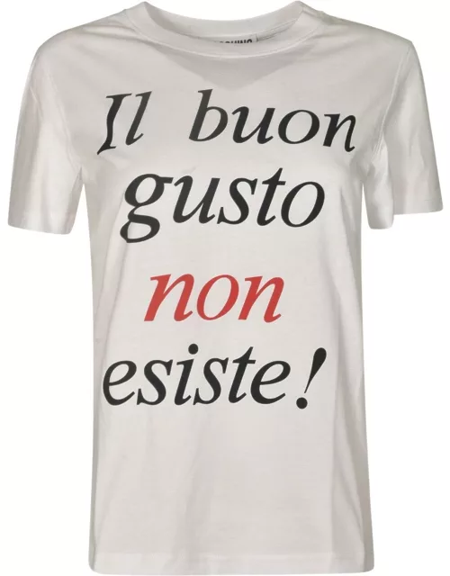 Moschino Slogan-printed Crewneck T-shirt