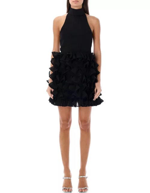 Rotate by Birger Christensen Ruffle Mini Dres