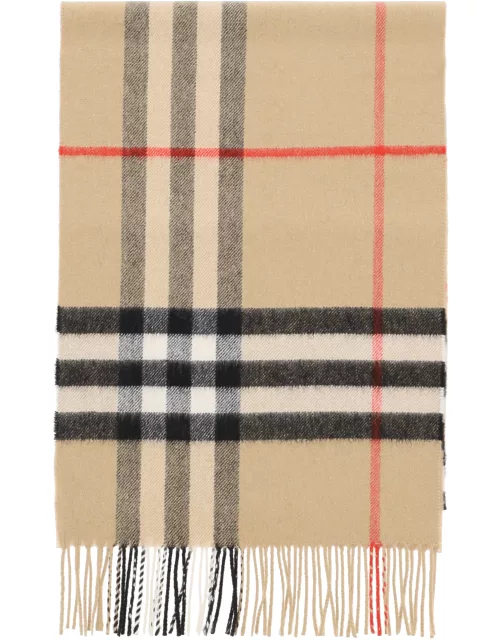 BURBERRY cashmere giant check scarf