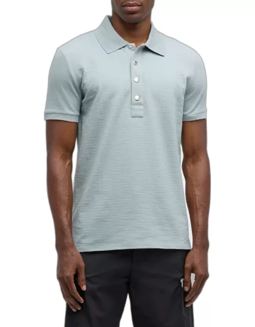 Men's Monogram Pique Polo Shirt