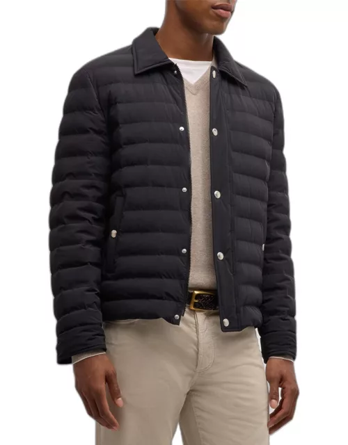 Men's Long-Sleeve Puffer Jacket