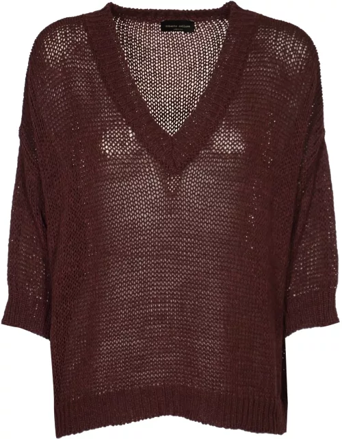 Roberto Collina V-neck Rib Knit Sweater