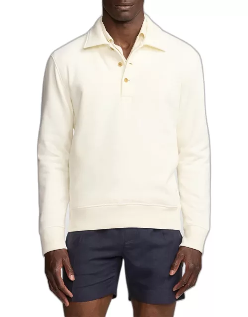 Men's Fleece Collared Sweatshirt