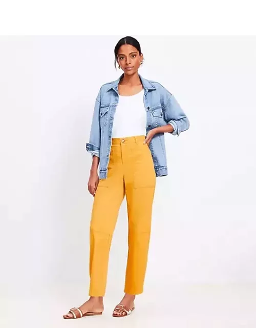 Loft Utility Barrel Pants in Twil