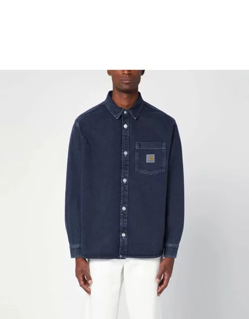 George Shirt Jac colour Air Force Blue cotton shirt