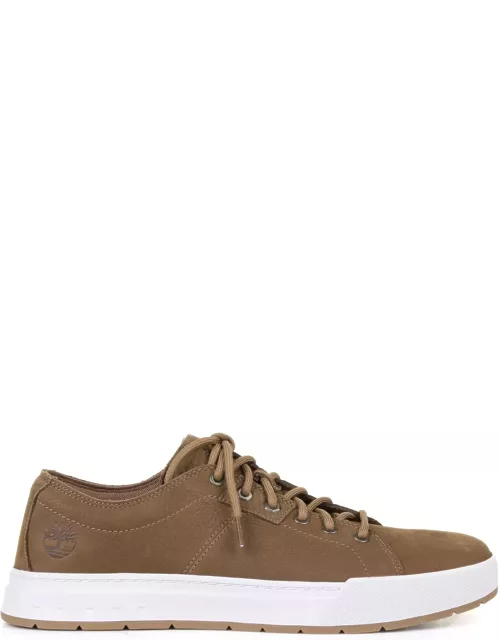 Timberland Brown Derby Sneaker With Rubber Sole