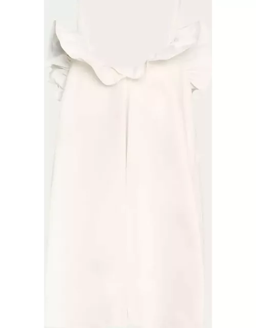 Joan Ruffle-Trim Mini Dres