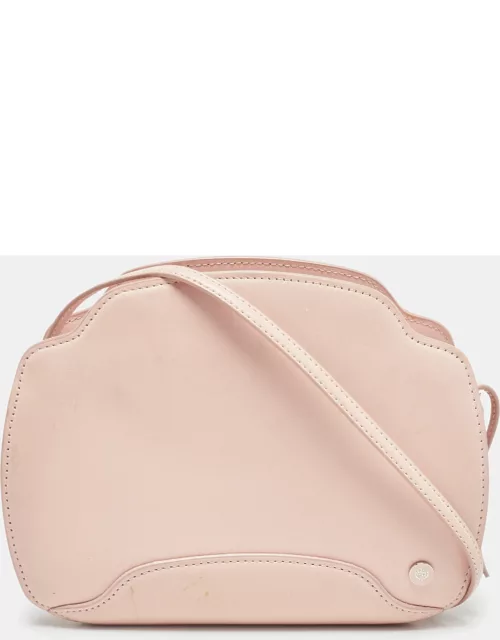 Loro Piana Pink Leather Sesia Crossbody Bag