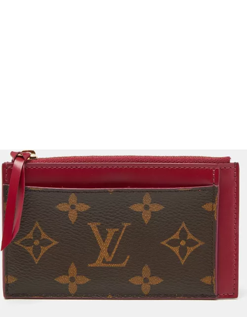 Louis Vuitton Monogram Canvas Zipped Card Holder