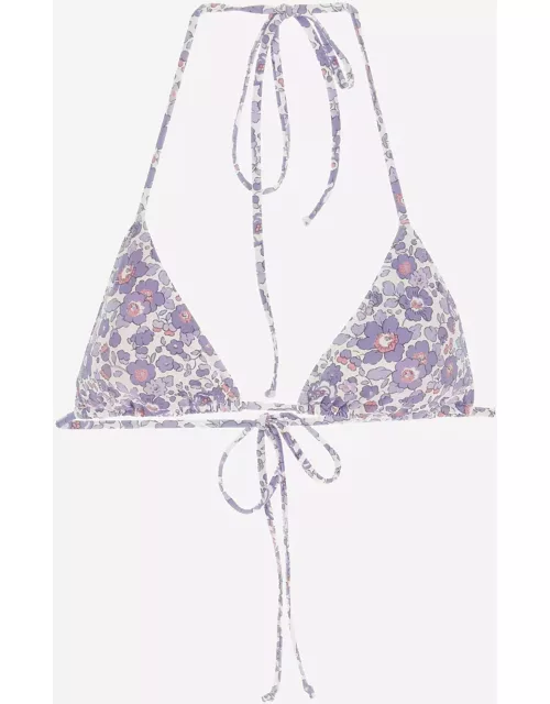 MC2 Saint Barth Bikini Top With Floral Pattern