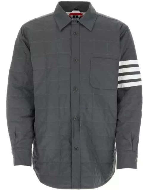Thom Browne Dark Grey Polyester Down Jacket
