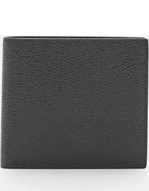 Thom Browne Leather Billfold Wallet Black TU