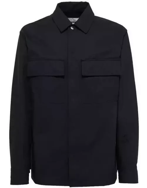 Jil Sander Shirt In Black Cotton