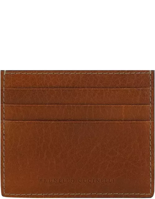 Brunello Cucinelli Logo Card Holder