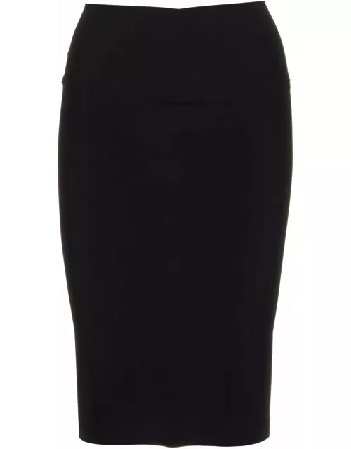 Norma Kamali Mid-length Fitted Tube-skirt