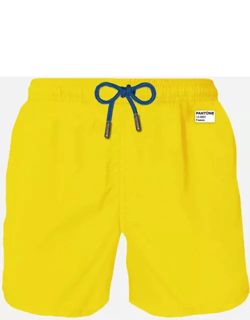 MC2 Saint Barth Man Yellow Swim Shorts Pantone Special Edition