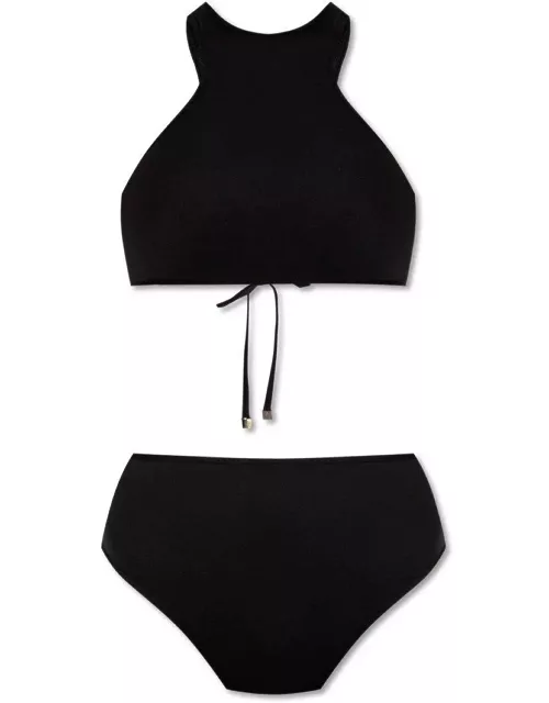 The Attico Mesh-panelling Bikini Set