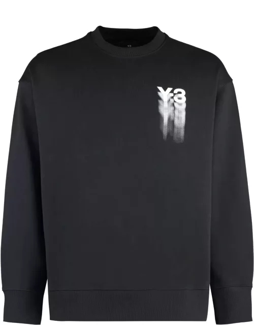 Y-3 Cotton Crew-neck Sweatshirt