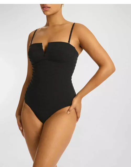 Palisades Bandeau One-Piece Swimsuit