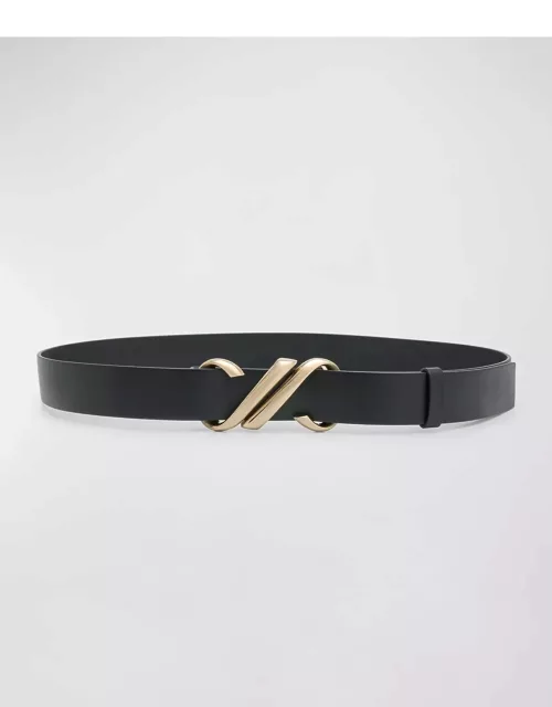 Monogram Leather Belt