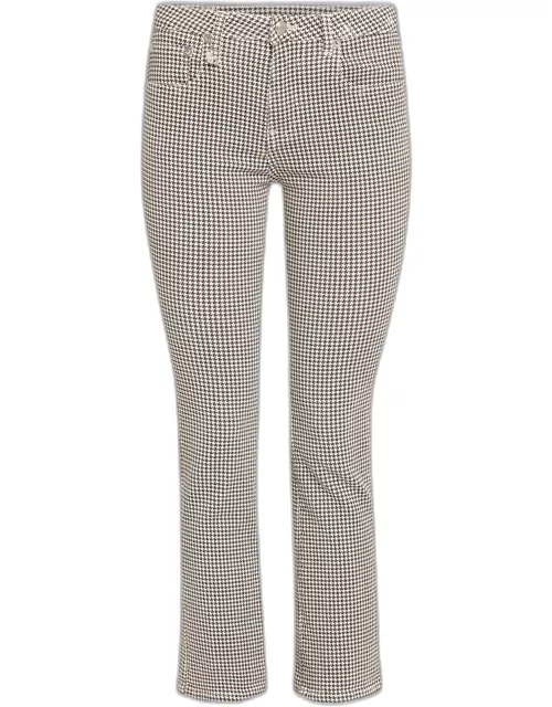 Kick Fit Houndstooth Flare Jean